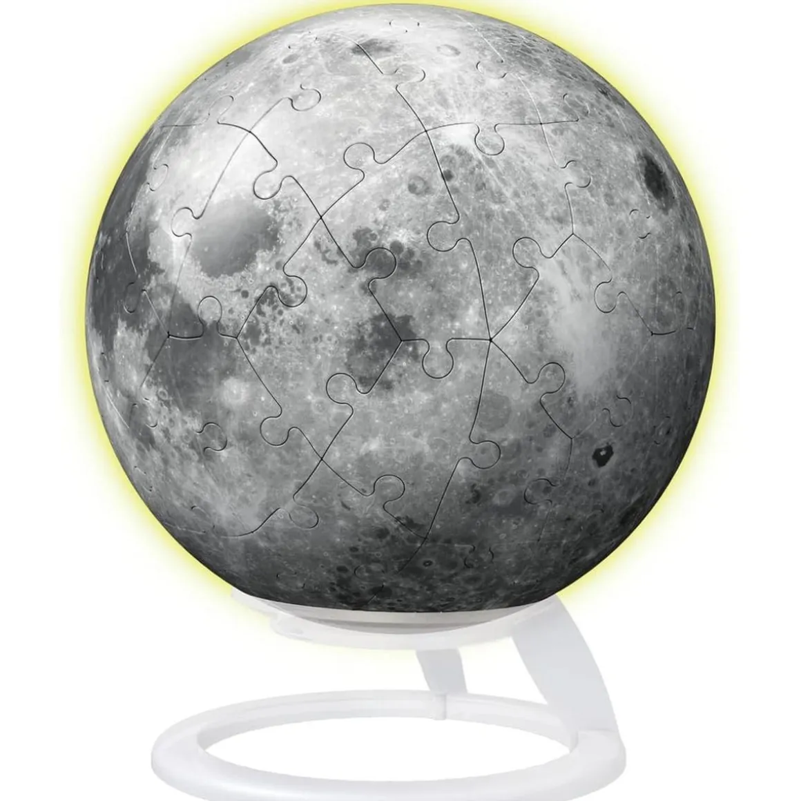 Ravensburger - Puzzle 3D luna que brilla en la oscuridad