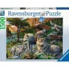 Ravensburger - Puzzle de lobos en primavera - 1500 piezas ㅤ