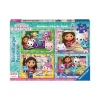 Ravensburger - Puzzle Gabby's Dollhouse: Colección 4x42 piezas para niños ㅤ