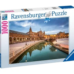 Ravensburger - Puzzle paisaje Sevilla 1000 piezas Plaza España ㅤ
