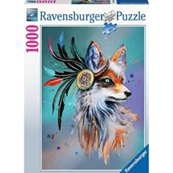 Ravensburger - Rompecabezas de fantasía 1000 piezas Espíritu Zorro ㅤ