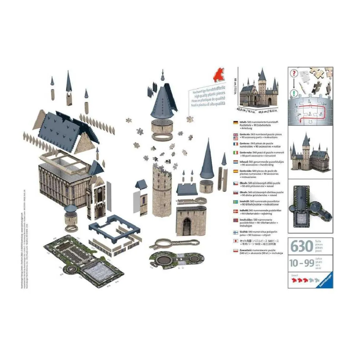 Ravensburger-Harry Potter-Puzzle 3D El Castillo de Hogwarts