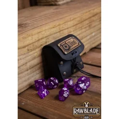 Rawblade - Dados y bolsa de cuero Bardo