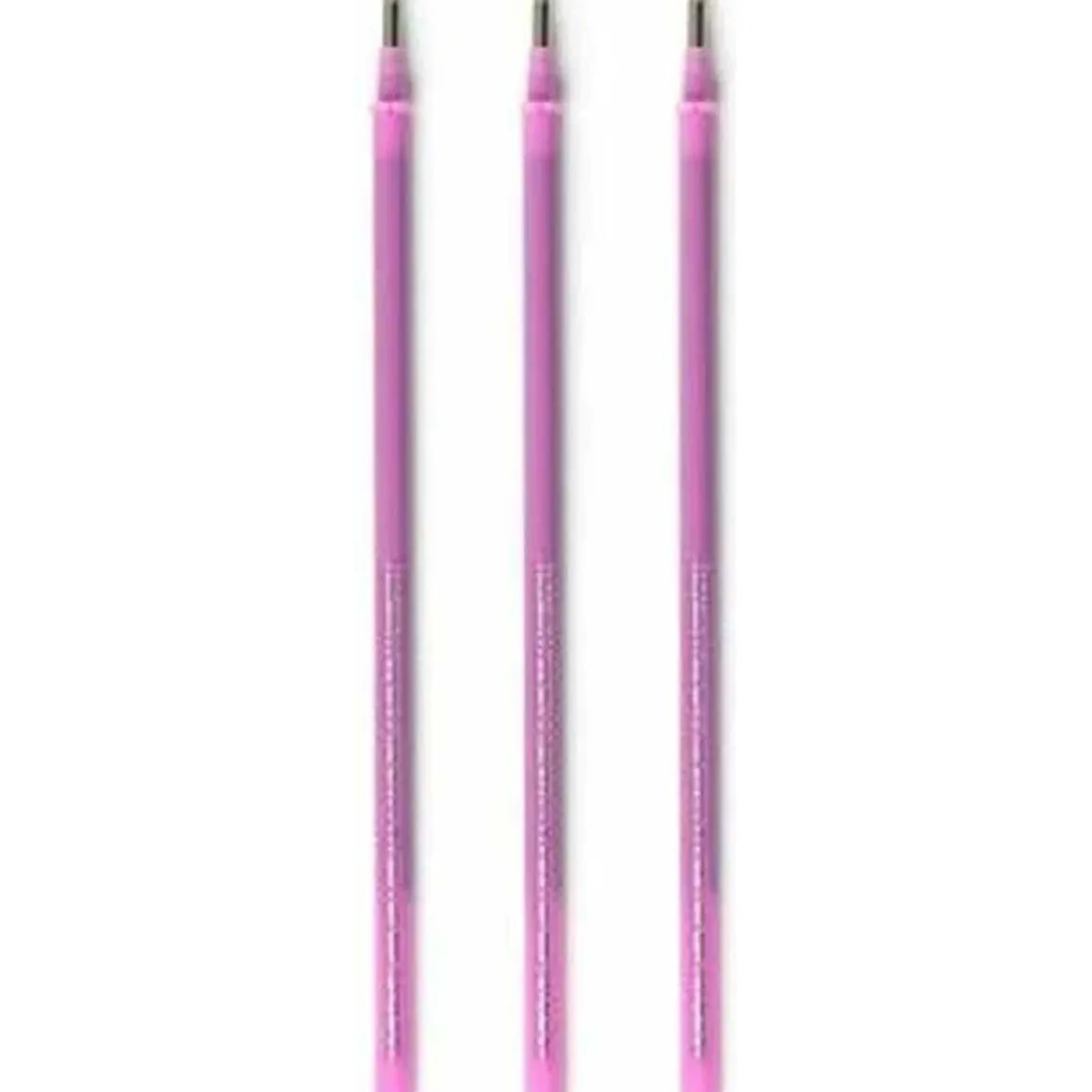 Recambios para bolígrafos de gel púrpura, paquete de 3