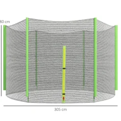 Red de seguridad para trampolín Ø305 Verde