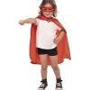 Rubie's - Set superhéroe capa y antifaz rojo talla M
