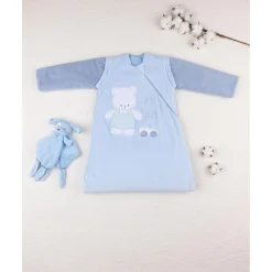Saco de dormir con mangas bebé niño azul TOG 3,5