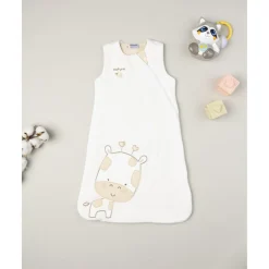 Saco de dormir crema niña jirafa