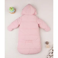 Saco de nieve rosa para niña