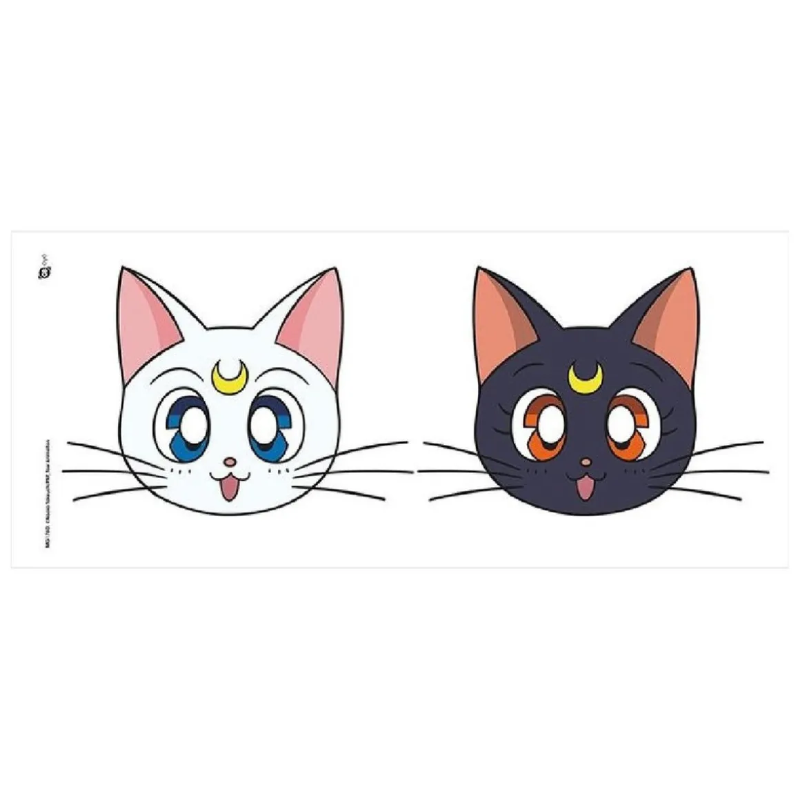 Sailor Moon - Taza de Cerámica 320 ml Luna y Artemis