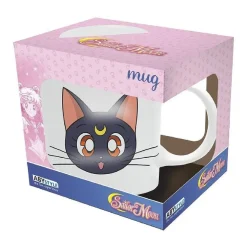 Sailor Moon - Taza de Cerámica 320 ml Luna y Artemis