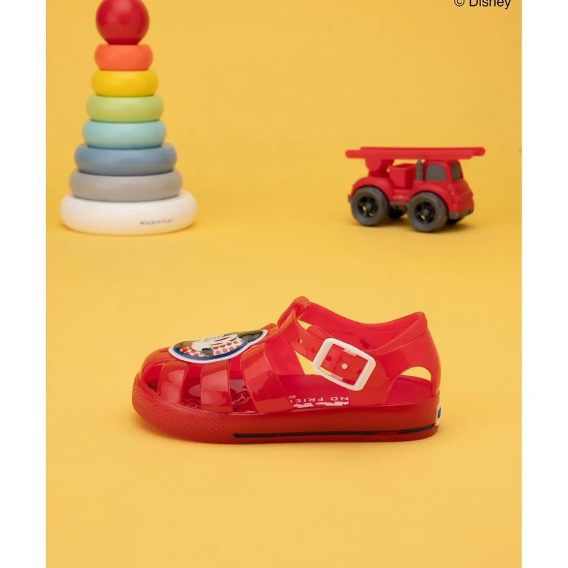 Sandalia Infantil de Gelatina Mickey Mouse