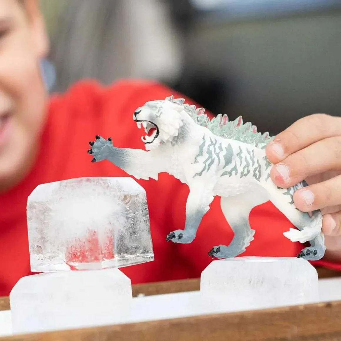 Schleich - Figura de acción Eldrador Creatures: Tigre de Hielo ㅤ