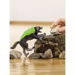 Schleich - Lobo de granito Eldrador Creatures figura de juguete ㅤ