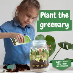 Science4you - Kit de terrario con juguetes de dinosaurios y pegatinas jurásicas ㅤ