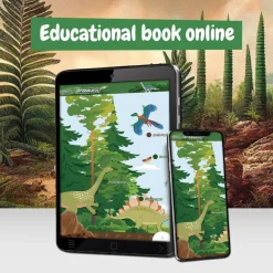 Science4you - Kit de terrario con juguetes de dinosaurios y pegatinas jurásicas ㅤ