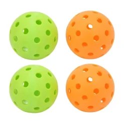 Set 4 pelotas de pickleball con bolsa-red