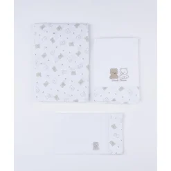 Set 3 piezas cuna/capazo – ositos