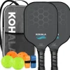 Set 2 Raquetas Pickleball Paddle de Carbono