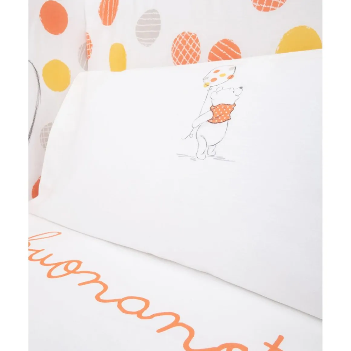 Set de cama unisex "Winnie The Pooh" de 4 piezas