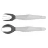 Set de cubiertos para bebé gris