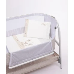 Set de cuna/carrito – juego de 3 piezas de sábanas