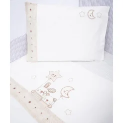 Set de cuna/carrito – juego de 3 piezas de sábanas