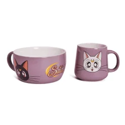 Set de desayuno Sailor Moon - Luna & Artemis