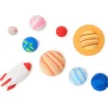 Set de gomas de borrar en forma de sistema solar ㅤ