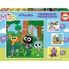 Set de puzzles infantiles progresivos de 12 a 25 piezas, medidas: 16 x 16 cm ㅤ