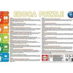 Set de puzzles infantiles progresivos de 12 a 25 piezas, medidas: 16 x 16 cm ㅤ