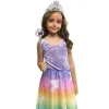 Set Tiara y Varita Princesa Rosa y Plata