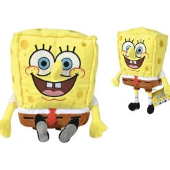 Simba - Bob Esponja - Peluche Bob Esponja 35cm, material suave y relleno reciclado ㅤ