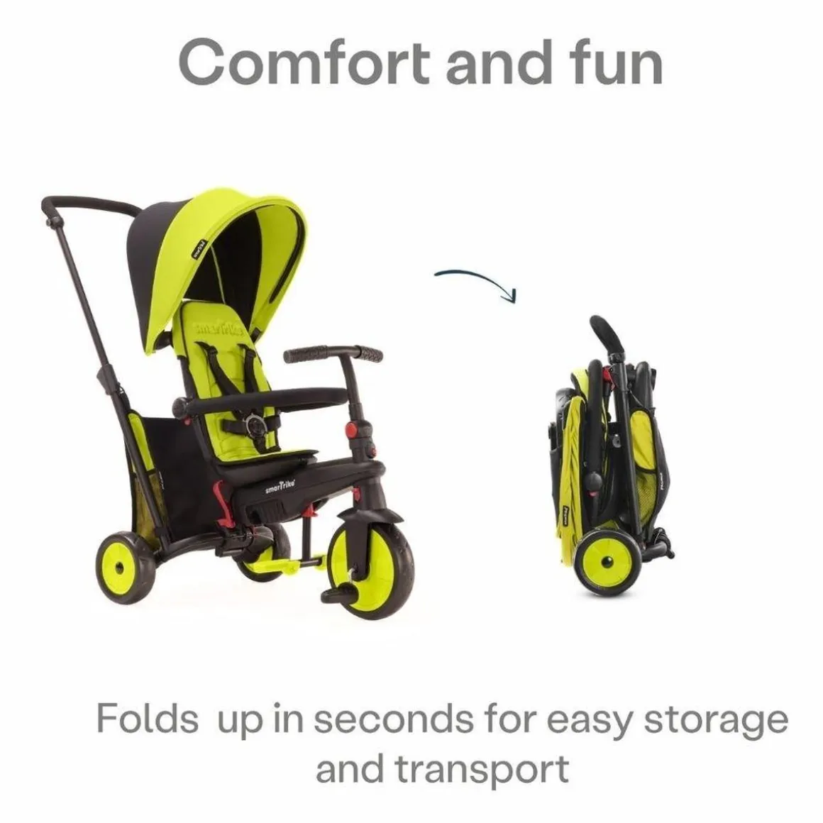 SmarTrike STR 3 Plus Green – Triciclo evolutivo