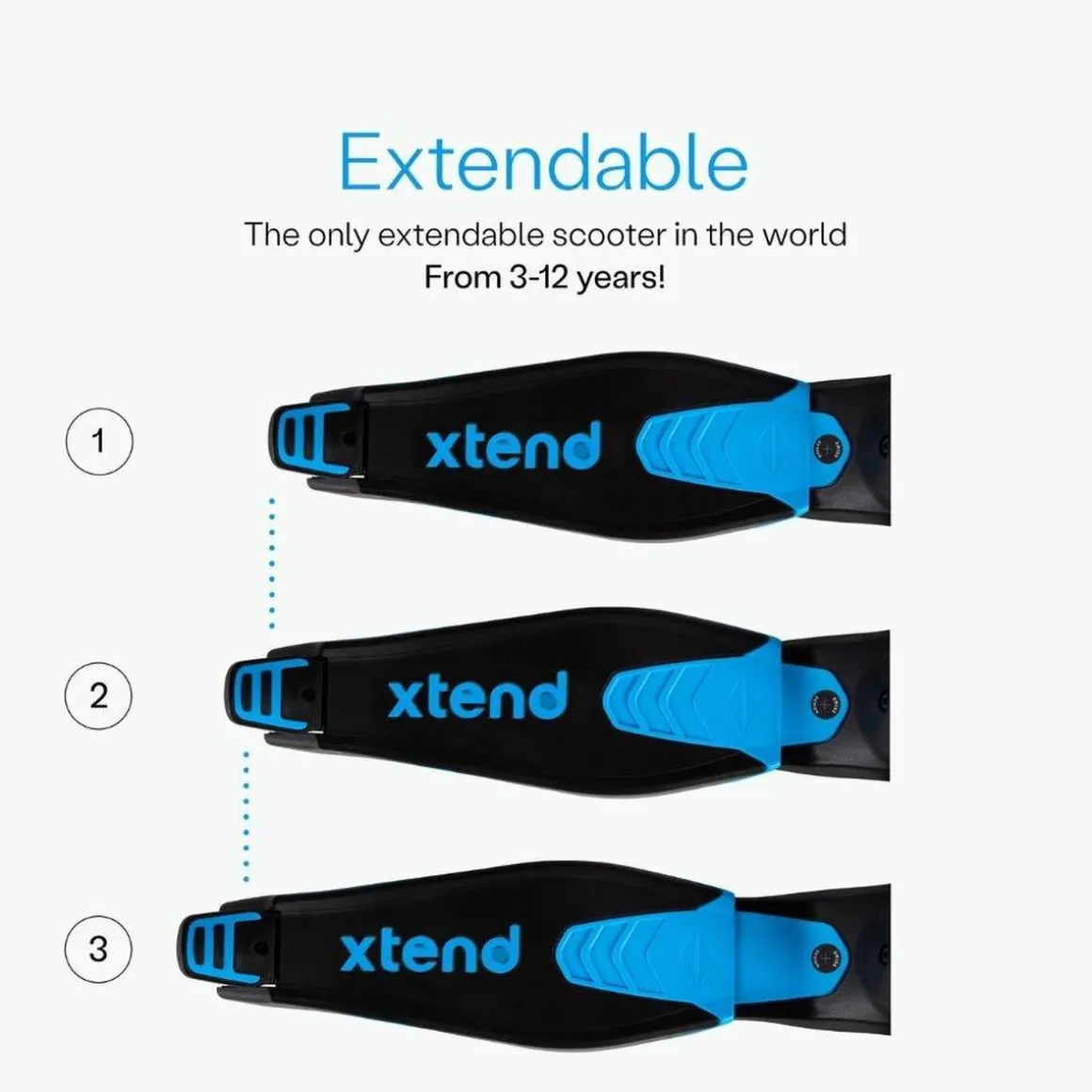 SmarTrike Xtend Scooter Blue