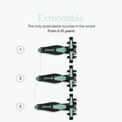 SmarTrike Xtend Scooter+Ride On Soft Green