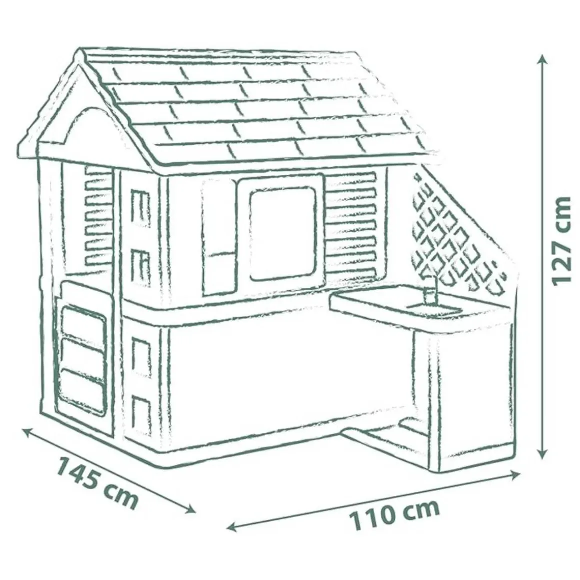 Smoby - Casa Nature con Cocina