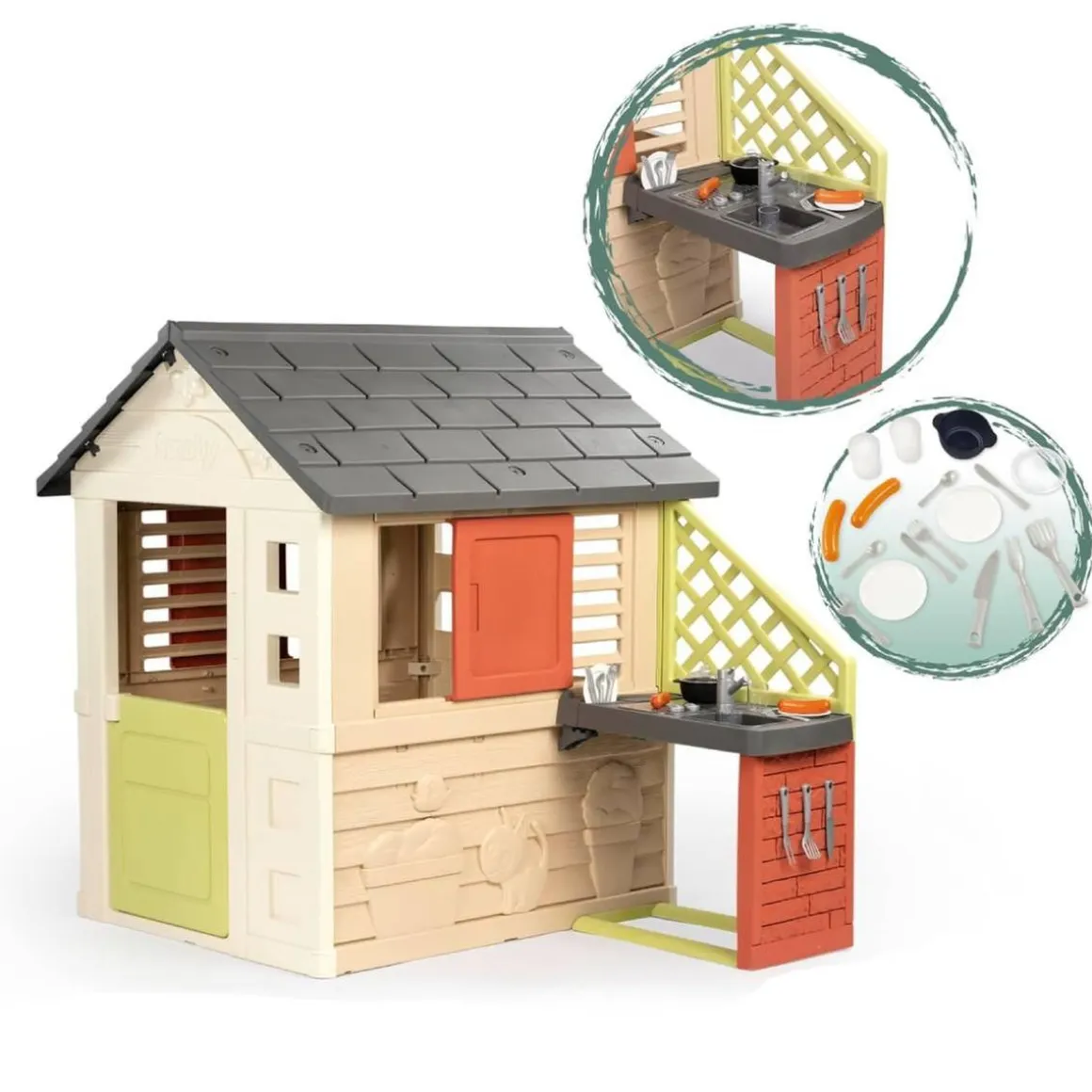 Smoby - Casa Nature con Cocina