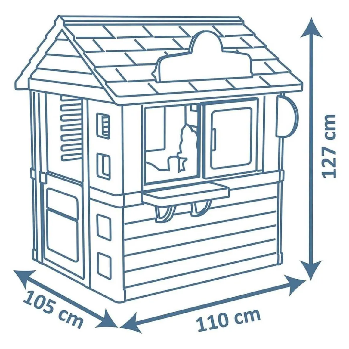 Smoby - Casita infantil puesto de dulces