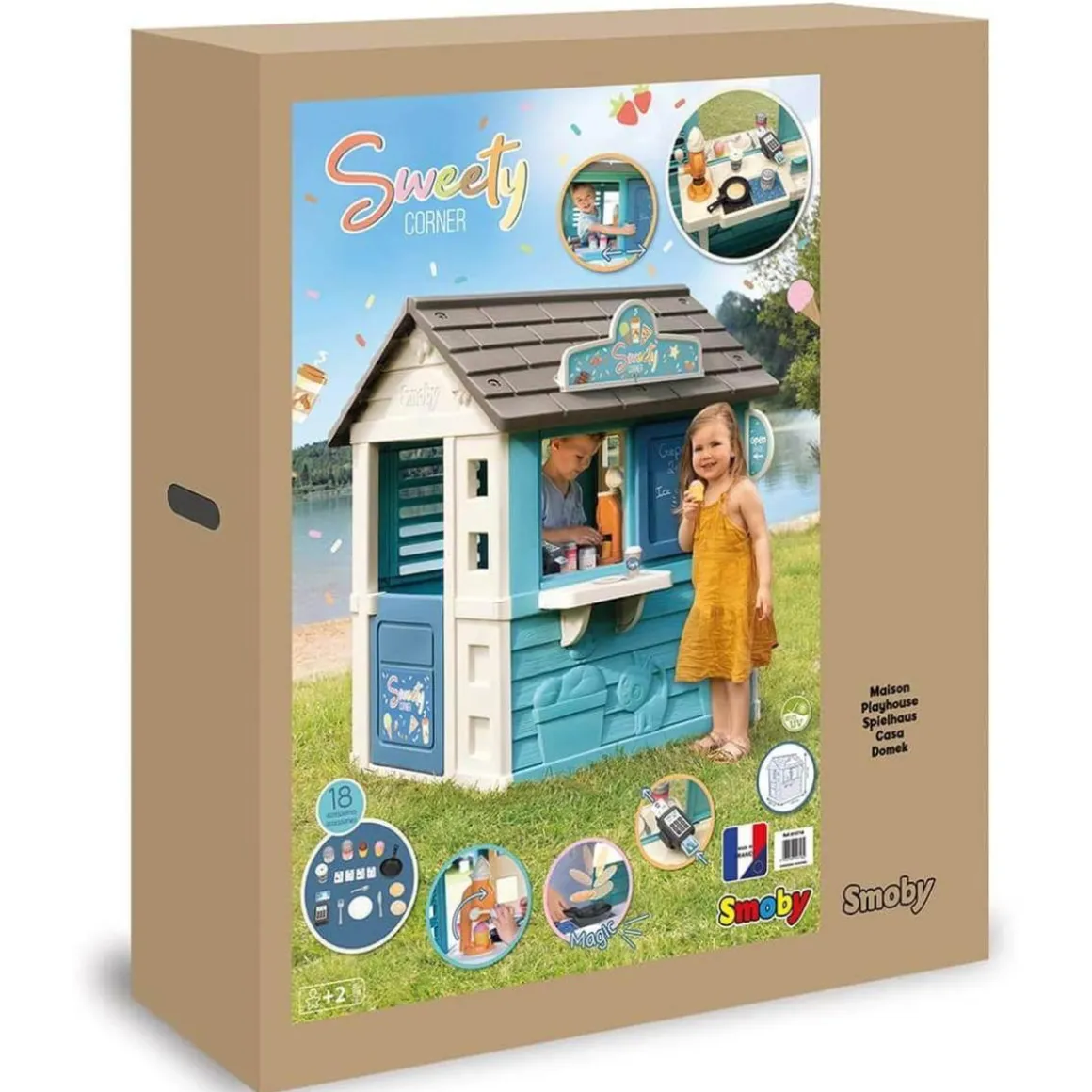 Smoby - Casita infantil puesto de dulces
