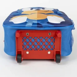 Sonic - Mochila infantil trolley 3D