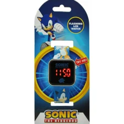 Sonic - Reloj LED Sega de Sonic the Hedgehog ㅤ