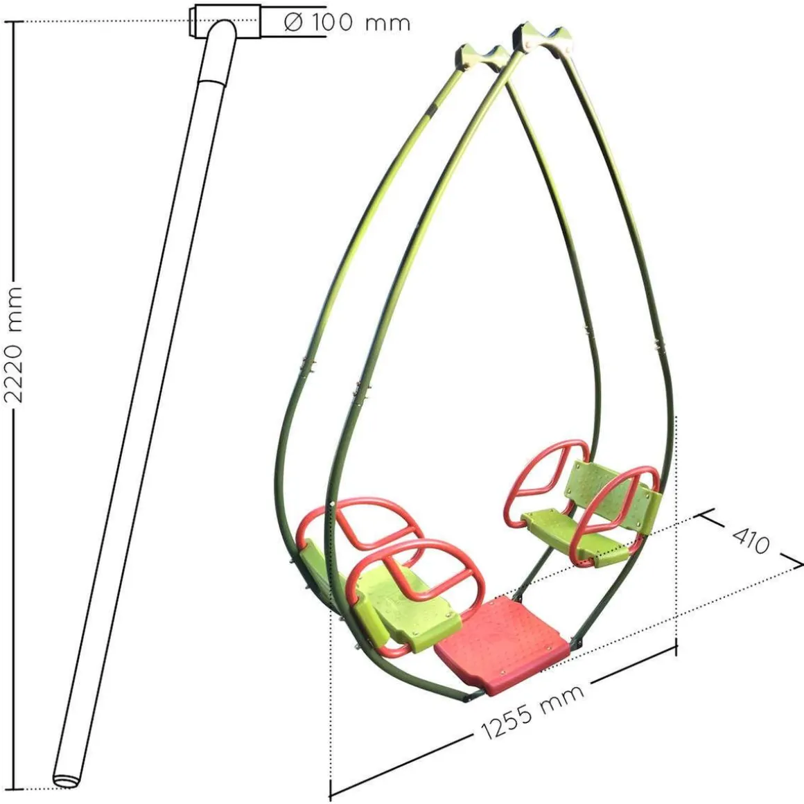 Soulet - Asiento góndola para 2