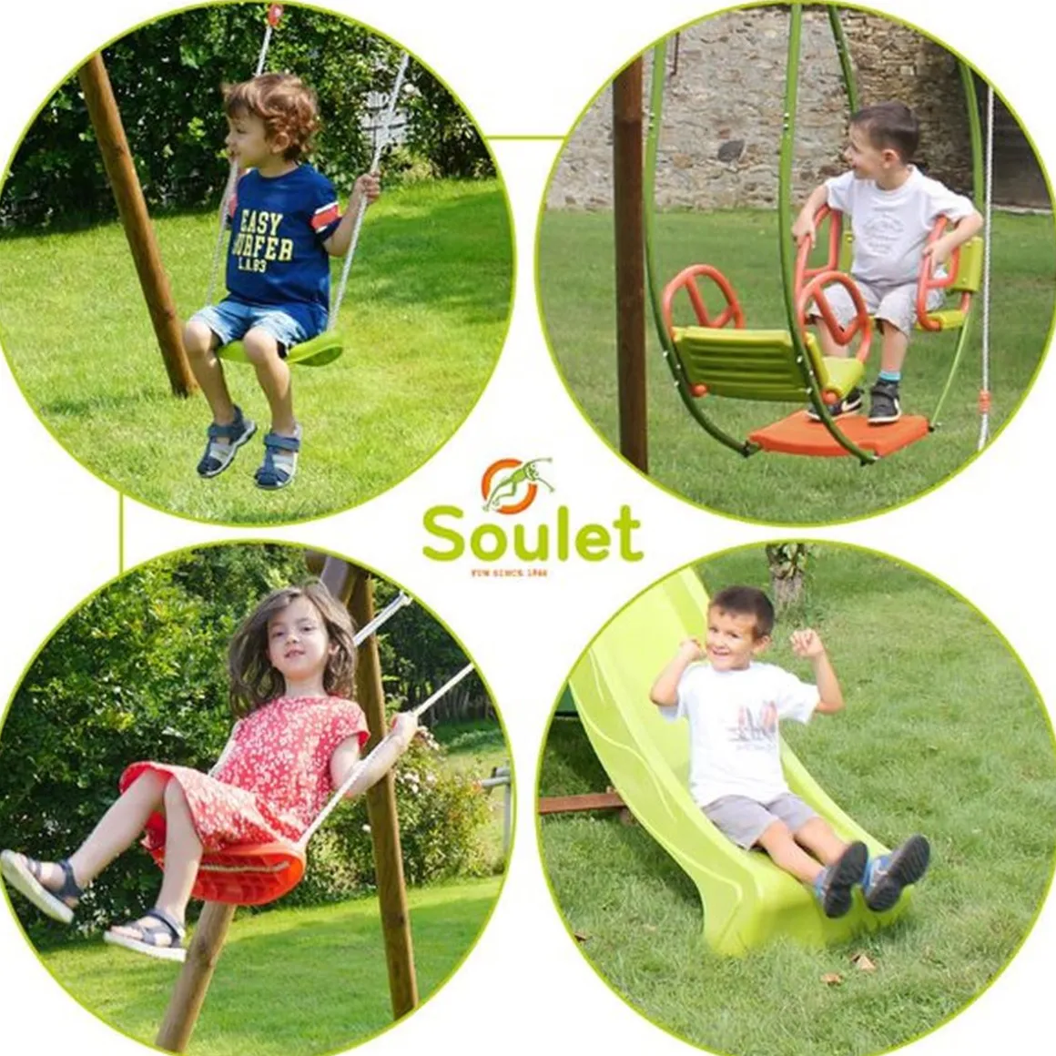 Soulet - Columpio de madera Narcisse