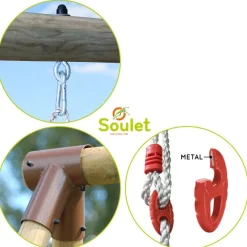 Soulet - Columpio de madera Alizee