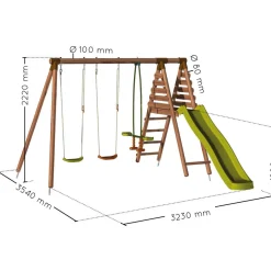Soulet - Columpio de madera Violette