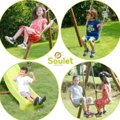 Soulet - Columpio de madera Violette