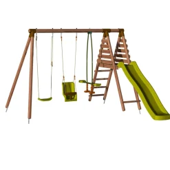 Soulet - Estación de juego con columpios y tobogán Tulipe