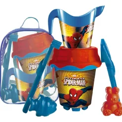 Spider-man - Cubo de playa y Mochila con accesorios
