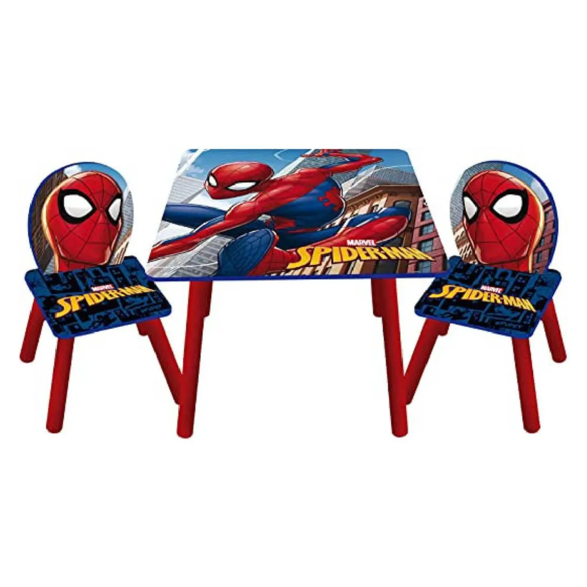 Spider-Man - Mesa y dos sillas